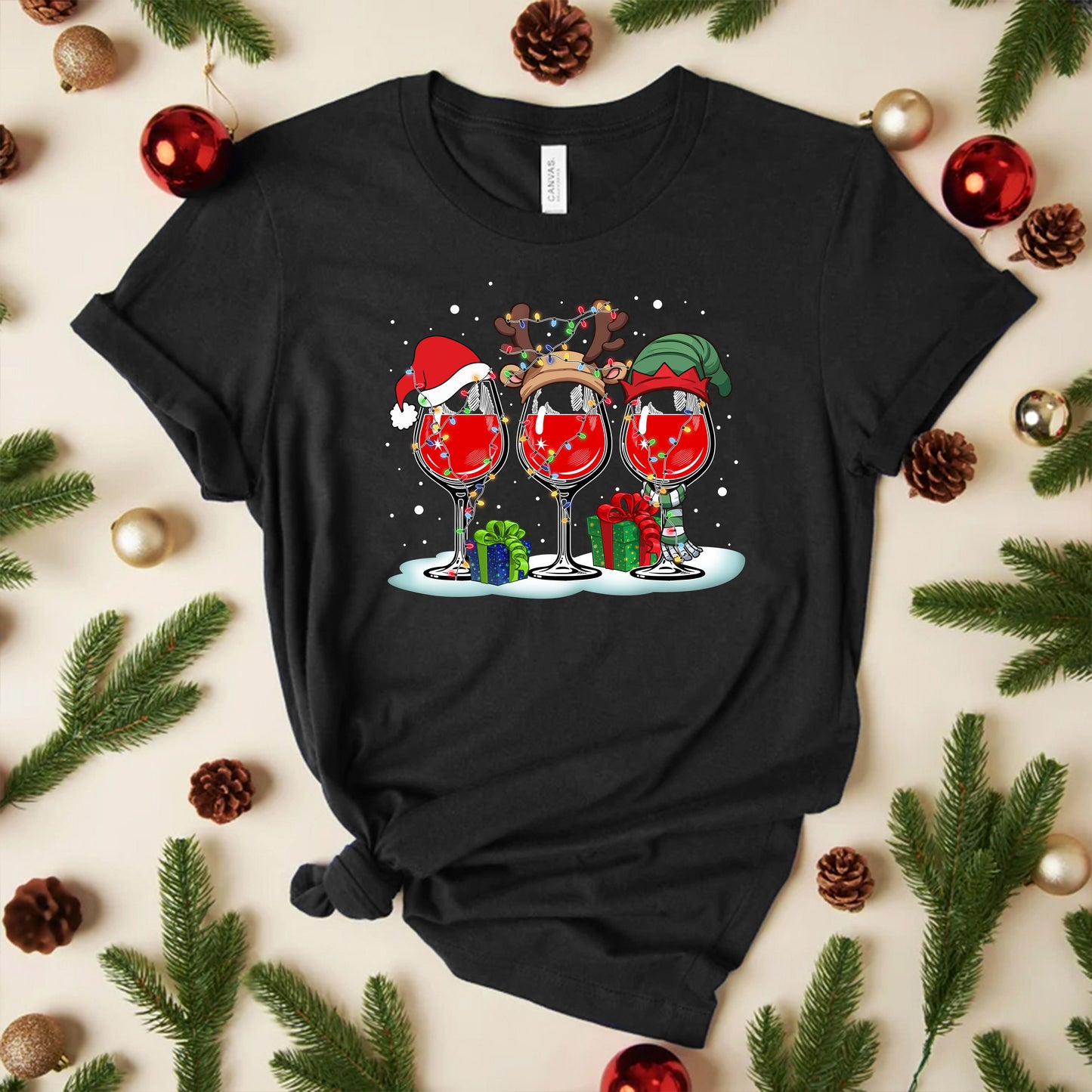 Christmas Glasses T-shirt