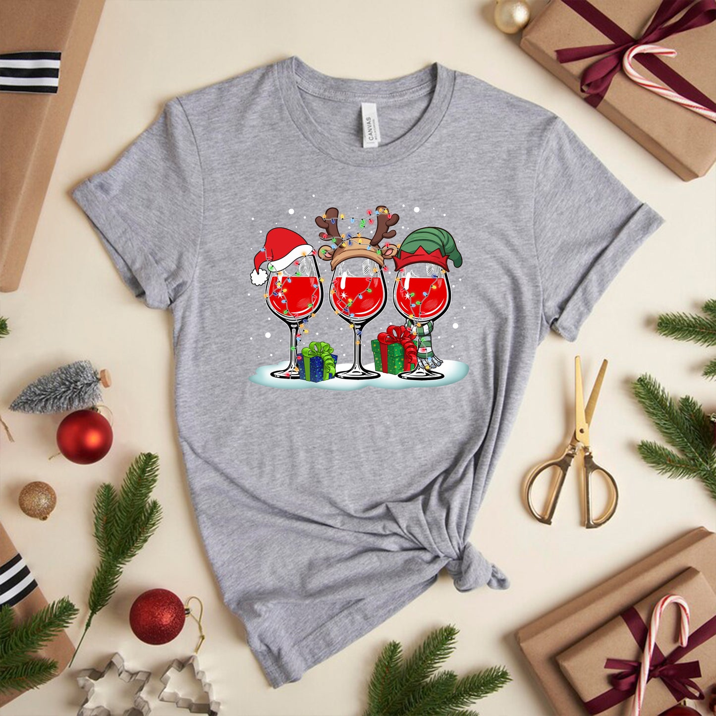 Christmas Glasses T-shirt