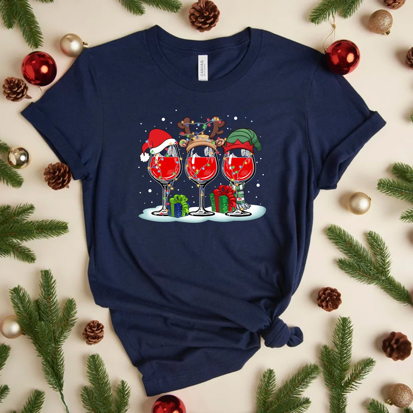 Christmas Glasses T-shirt