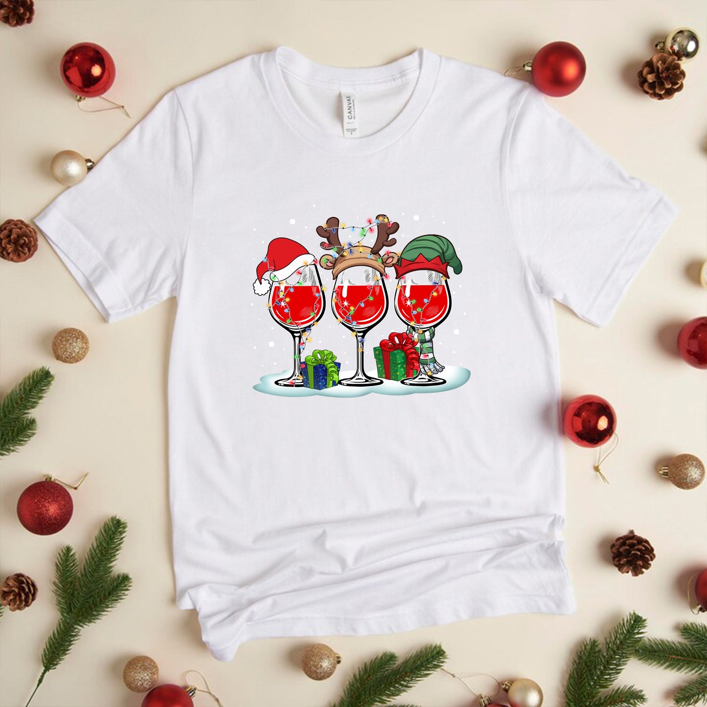 Christmas Glasses T-shirt